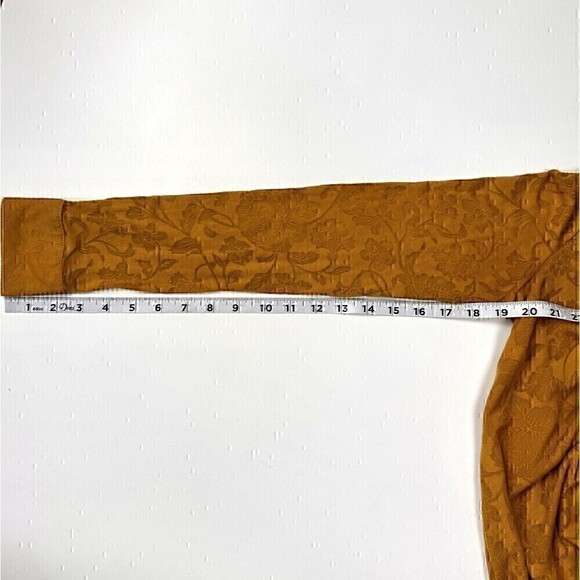 NWOT Anthropologie Maeve Fall Feminine Cottagecore Floral Burnout Wrap Top Sz. S - Picture 15 of 15